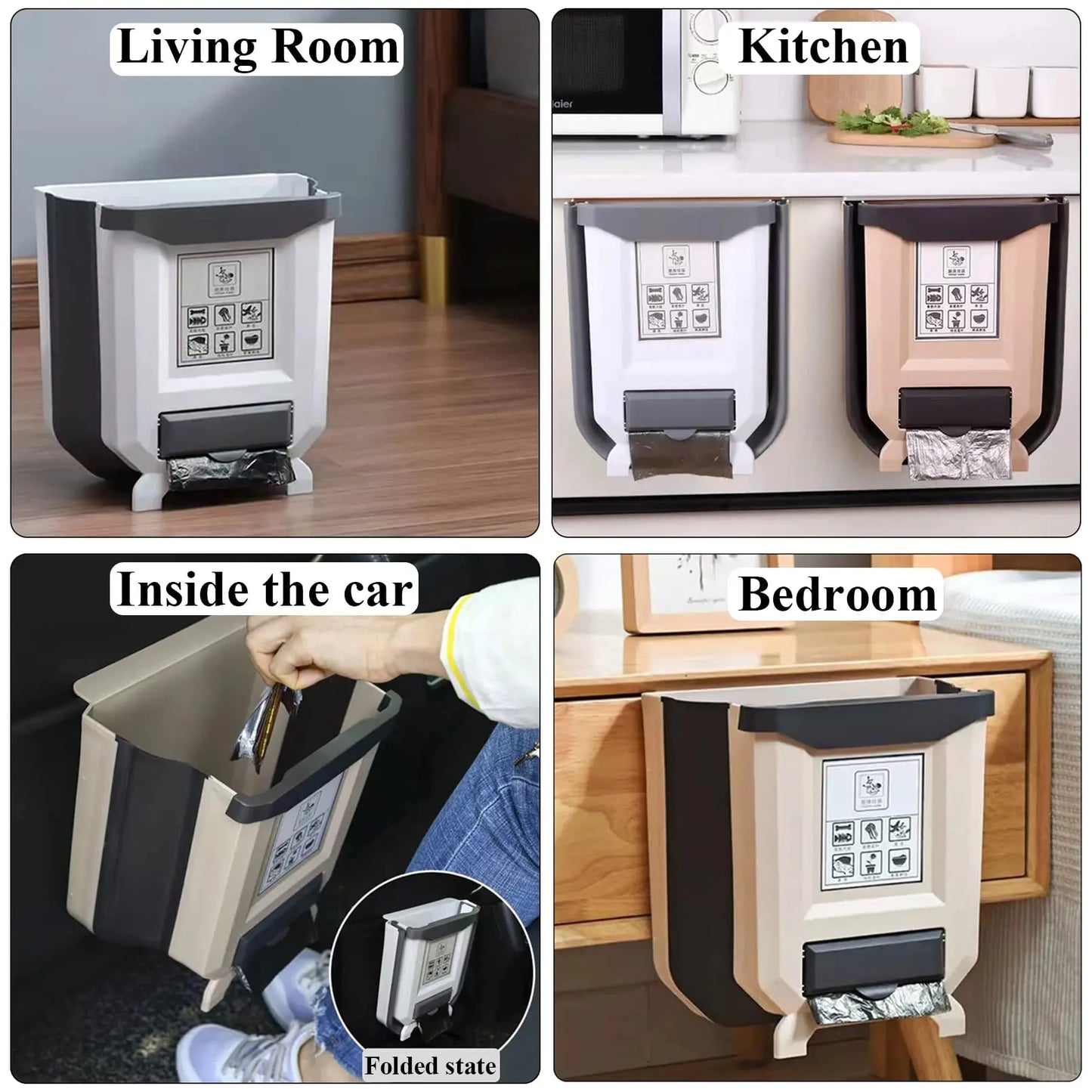 Kitchen Hanging Trash Can