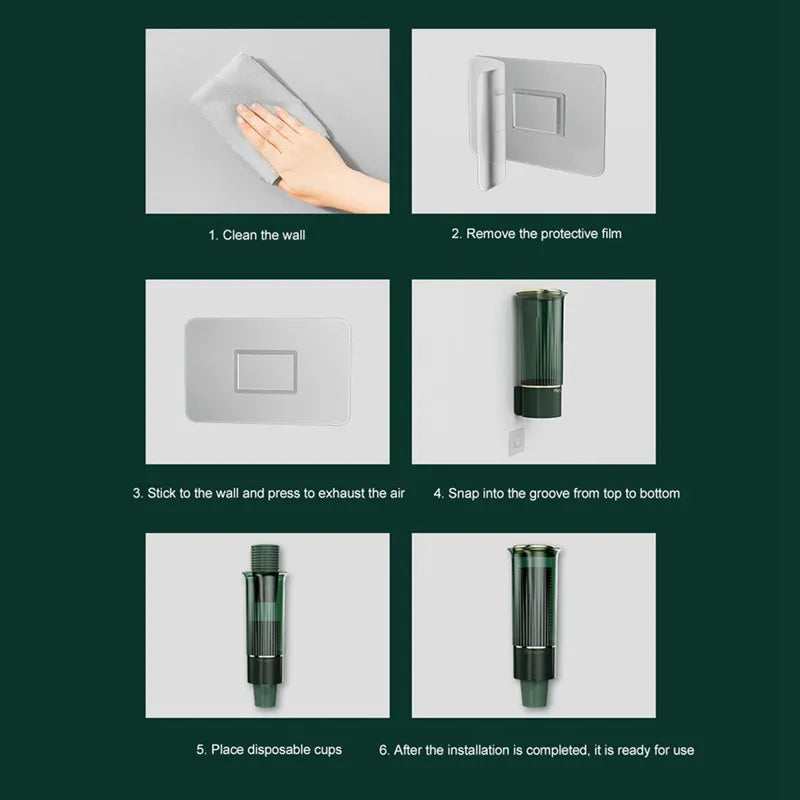 Wall Mount Cup Dispenser