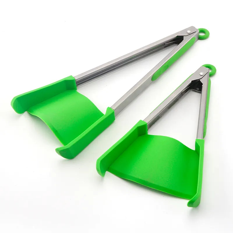 2 in 1 Kitchen Spatula and Tongs